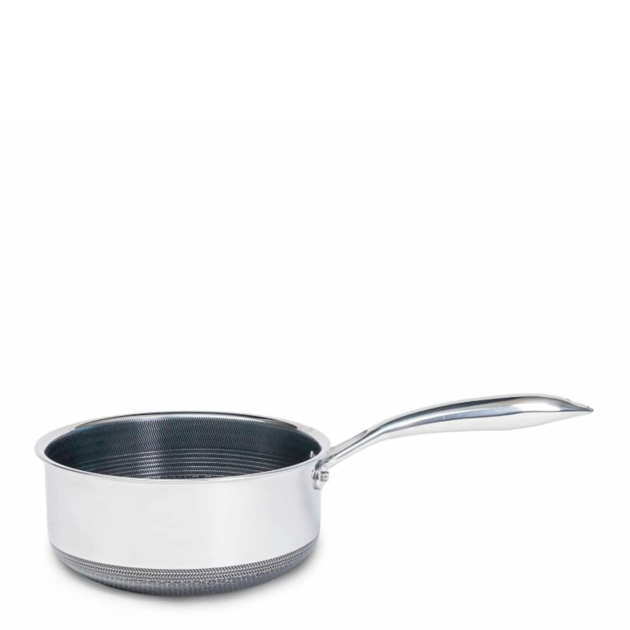 Hexclad Hybrid Kastrull med Lock 2,8 L Silver/Svart