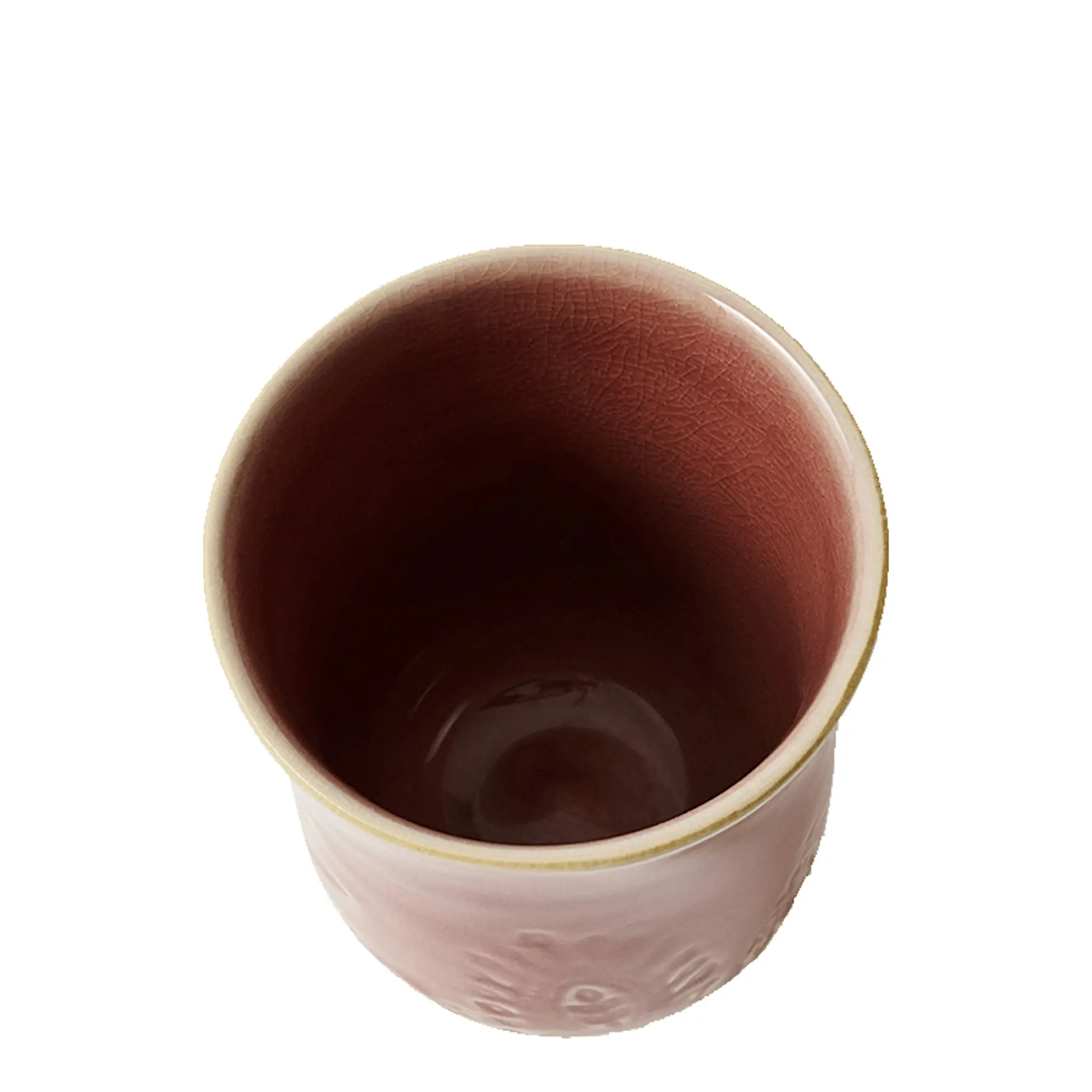 Sthål Arabesque Mugg utan öra 30 cl Old rose