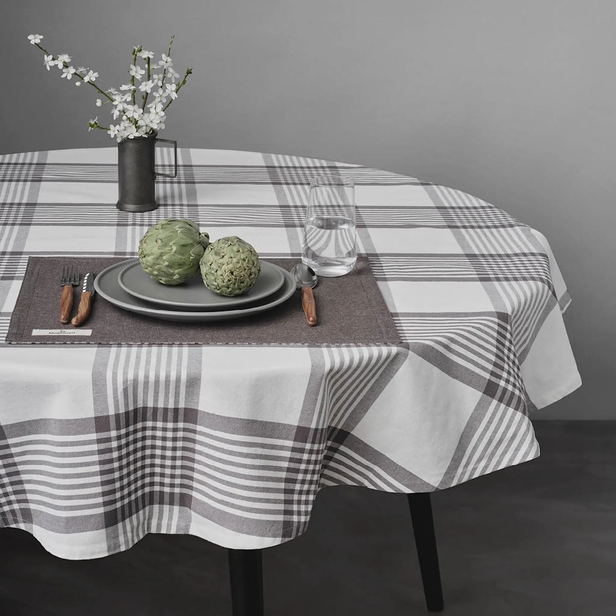 By Mogensen Duk 160 cm Large Checks