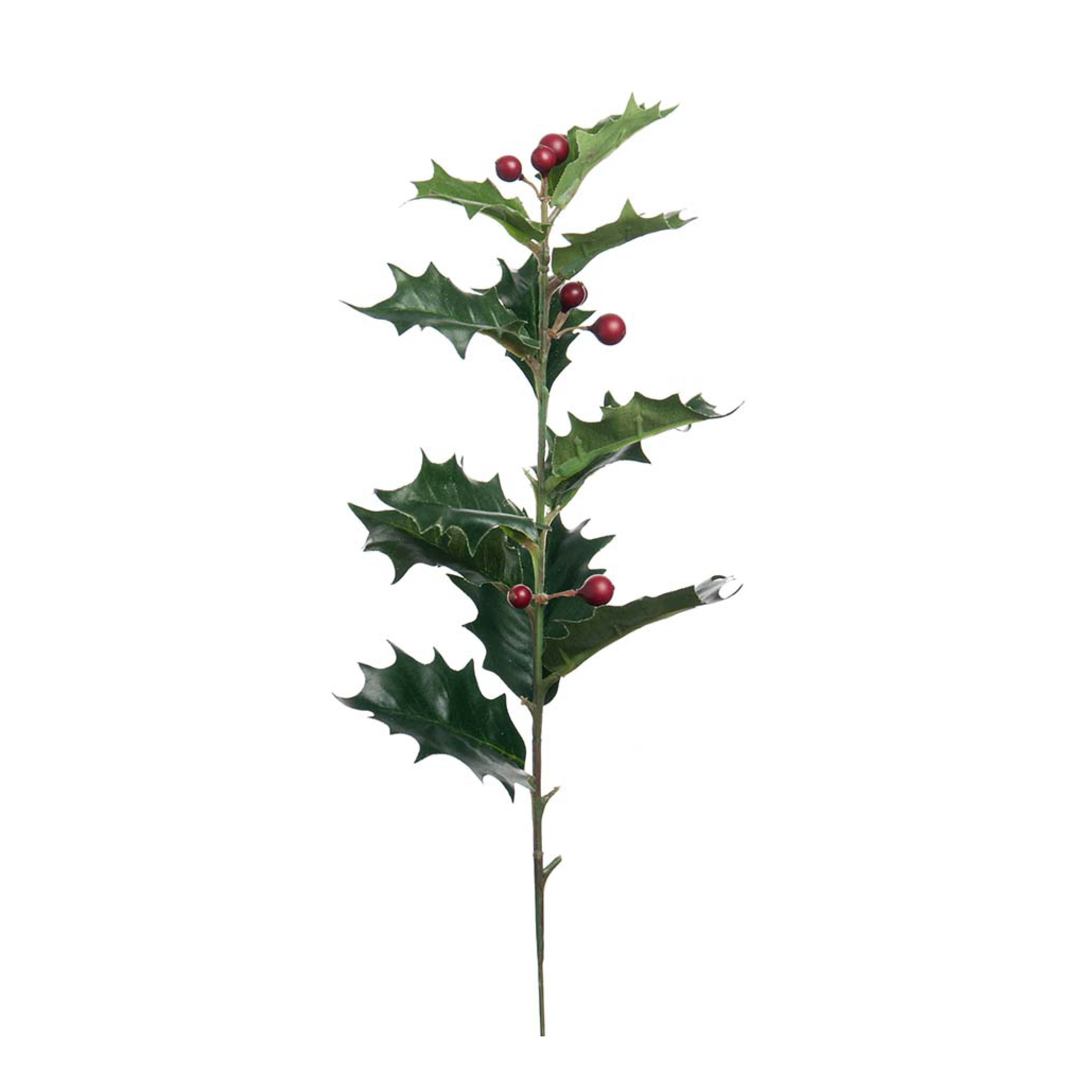 Mr Plant Kristtornkvist kunstig snittblomst 48 cm rød