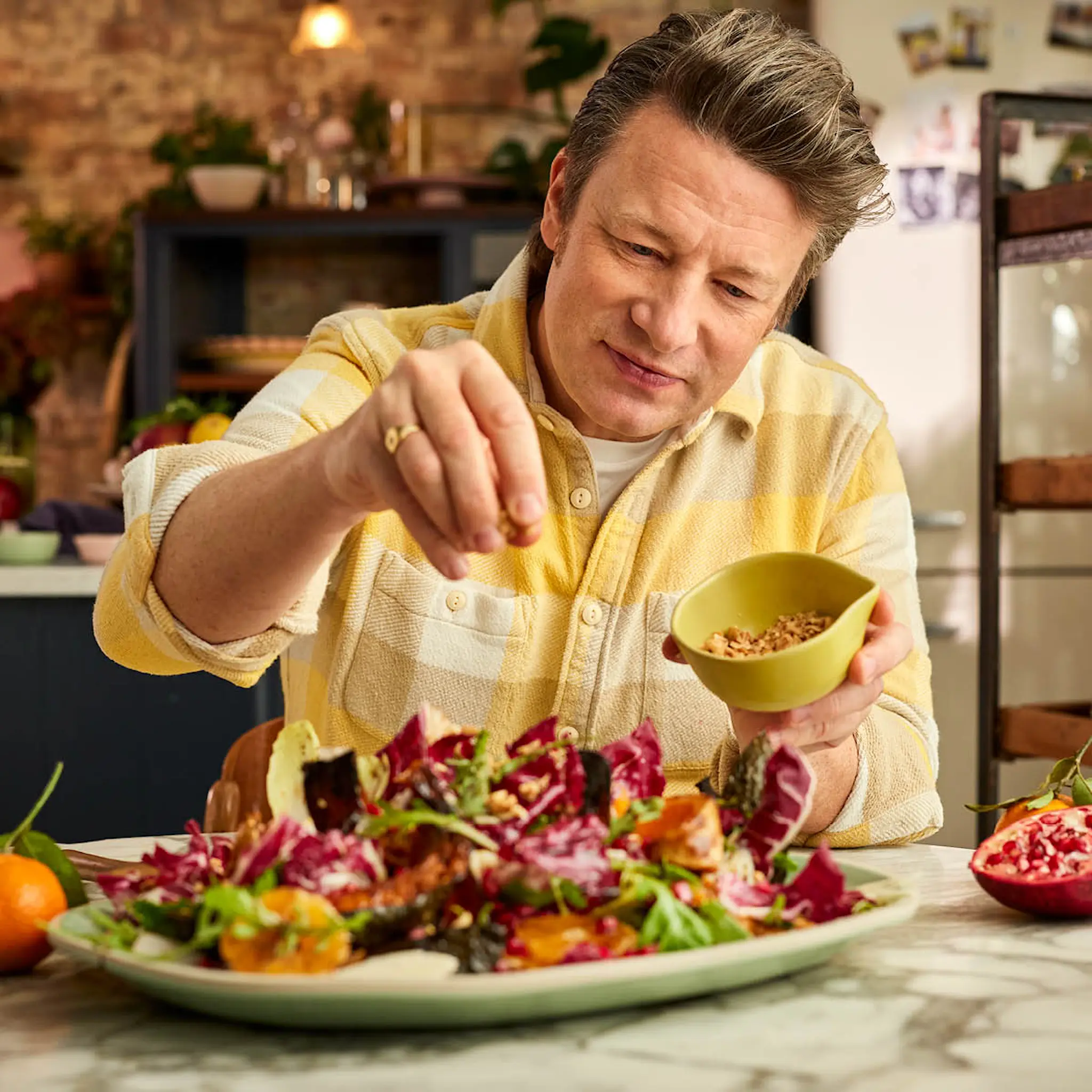 Jamie Oliver Big Love serveringsfat 40x32 cm grön