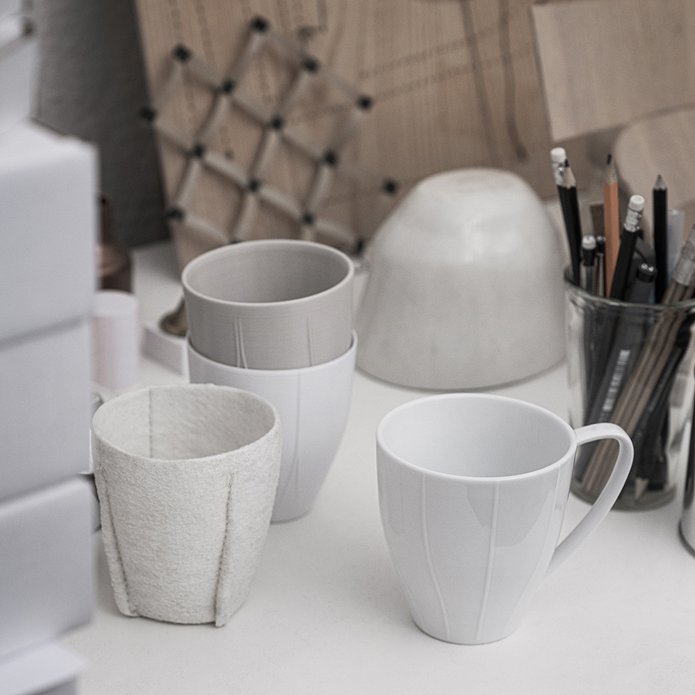 Rörstrand Pli Blanc Mugg 34 cl