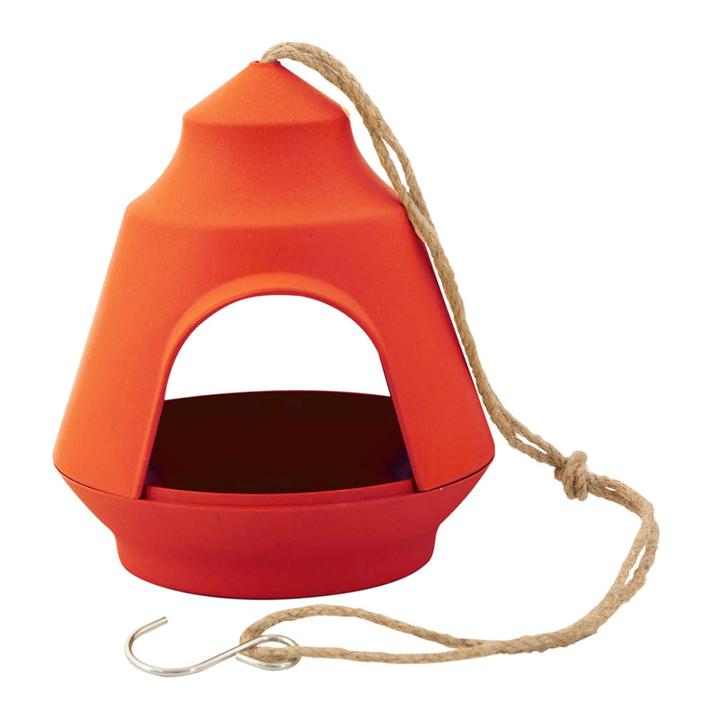 Point Virgule Fågelmatare 16 cm orange