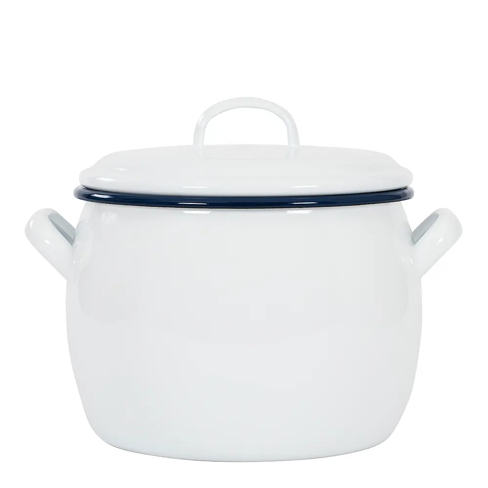 Kattila kannella 4 L Valkoinen