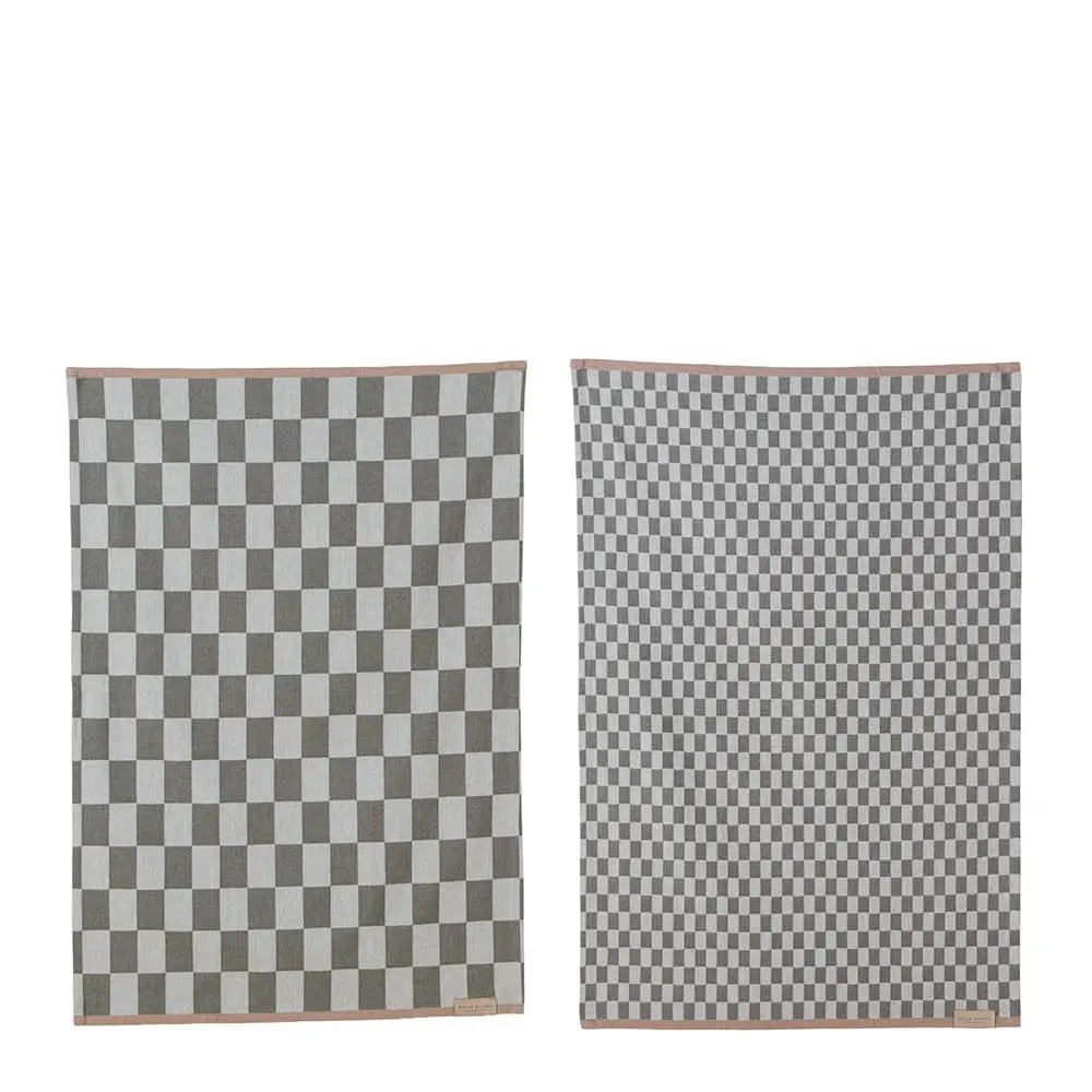 Mini-Max kjøkkenhåndkle 70x50 cm 2 stk mørk oliven