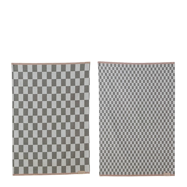 Mini-Max kökshandduk 70x50 cm 2-pack mörk oliv