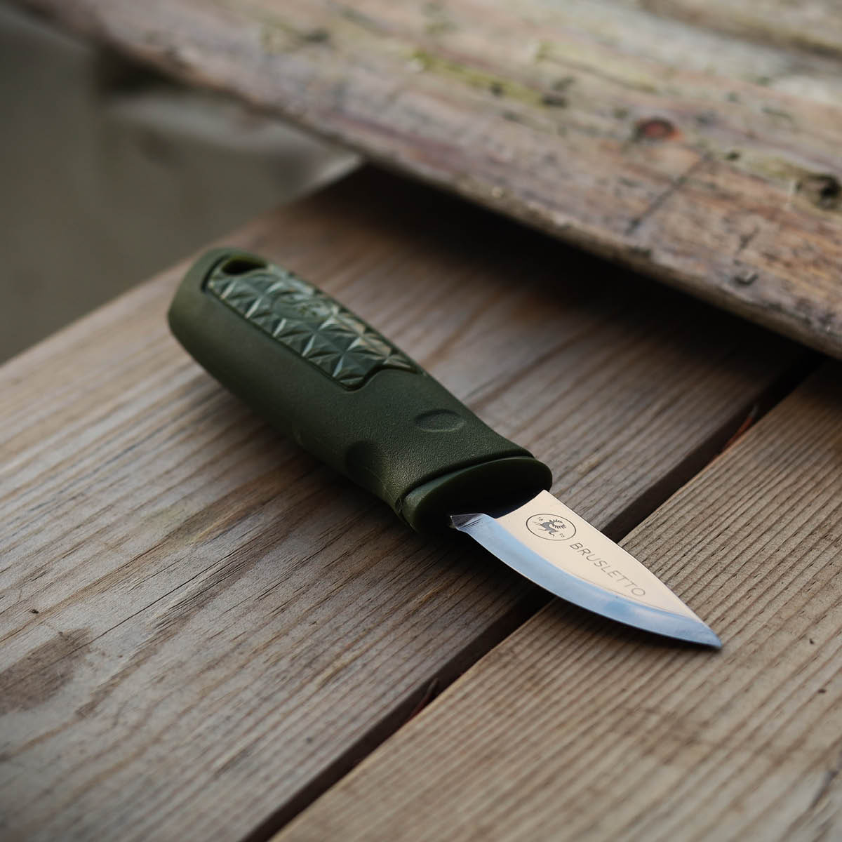 Brusletto Kongla allroundkniv 15,5 cm grønn