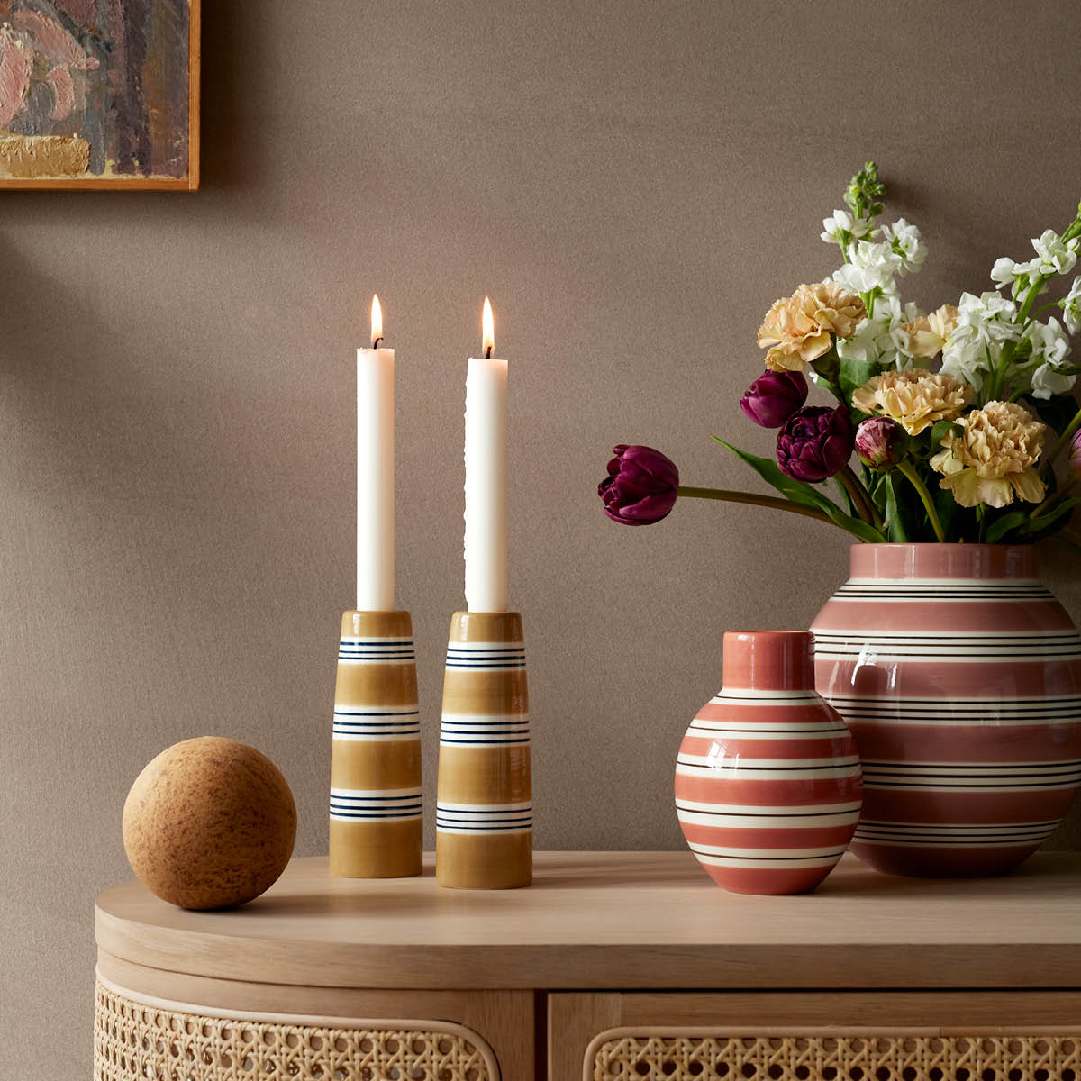 Kähler Omaggio Nuovo Vas 14,5 cm Terracotta