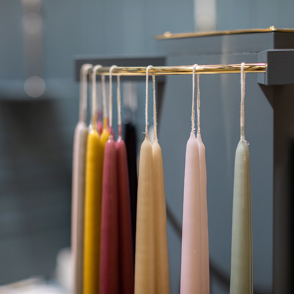 Hilke Herrgårdsljus 30 cm 6-pack Grå