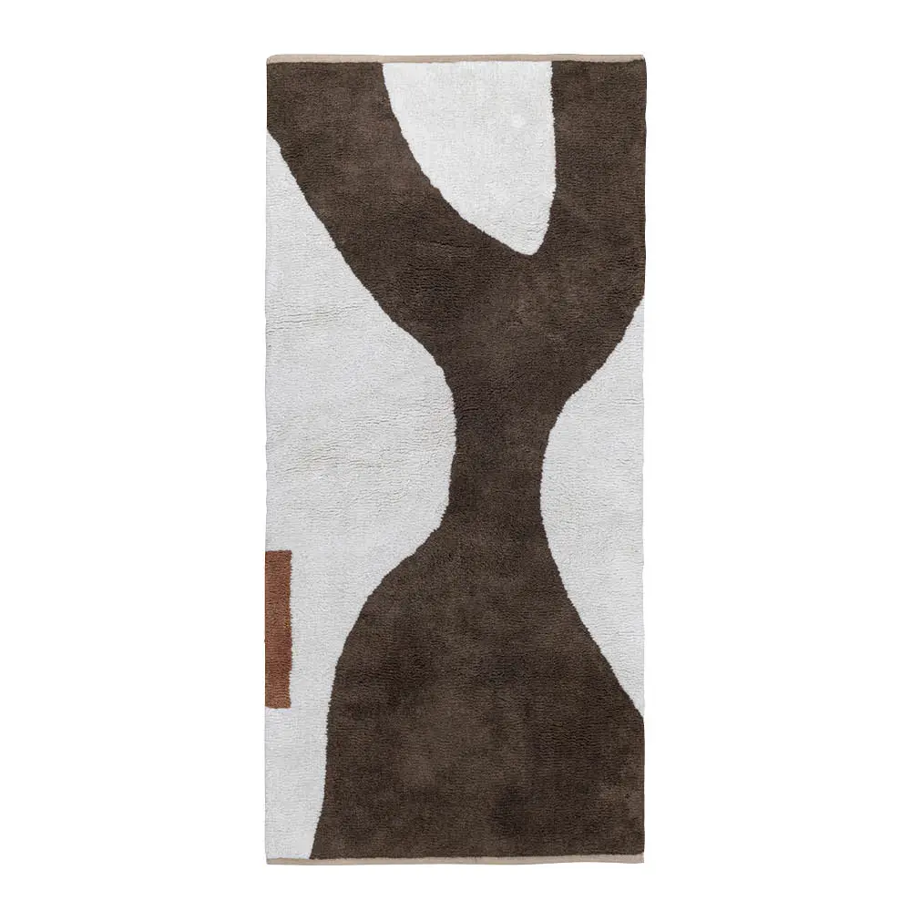 Figura gulvteppe 150x70 cm brun