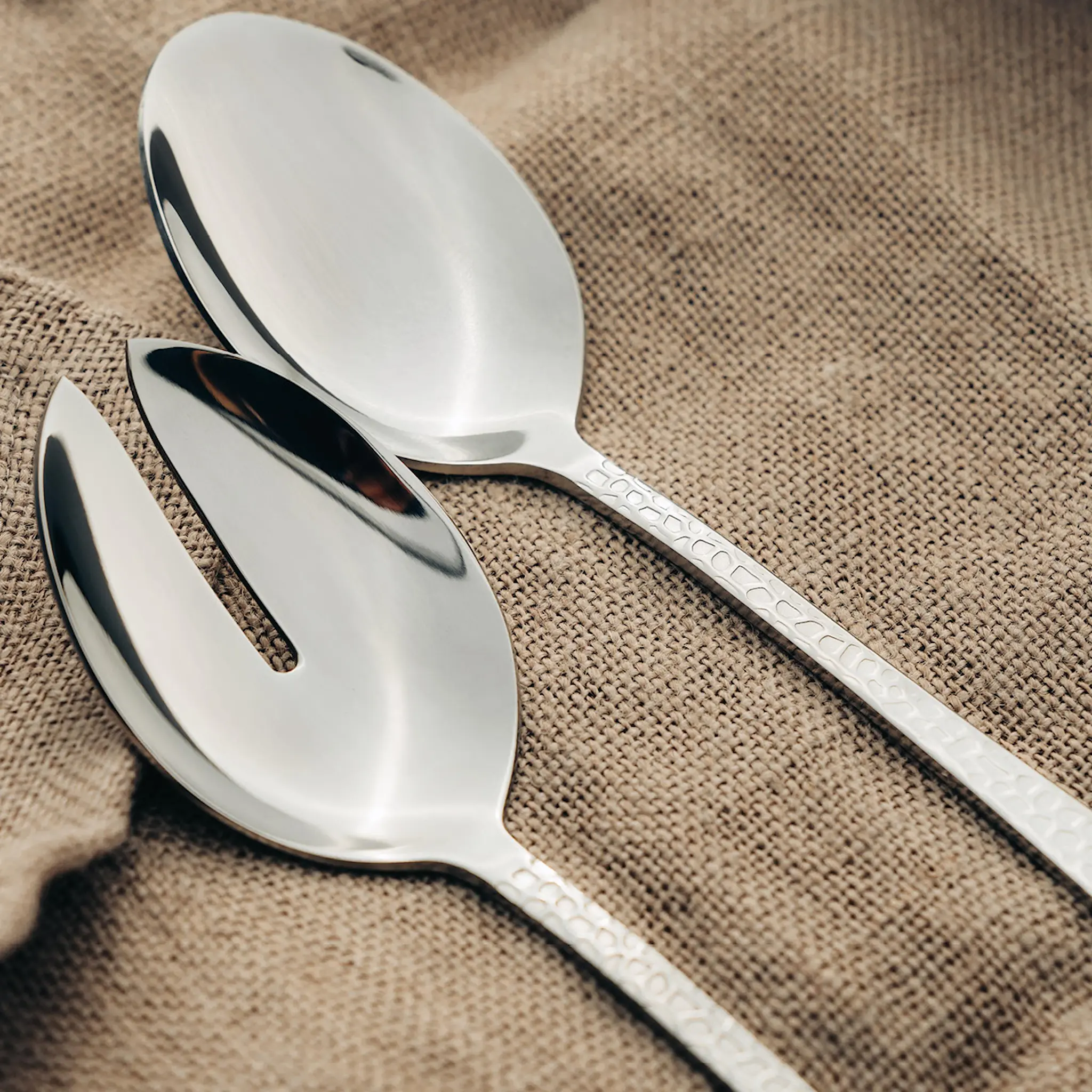 Vargen & Thor Frost salladsbestick 2 delar stål