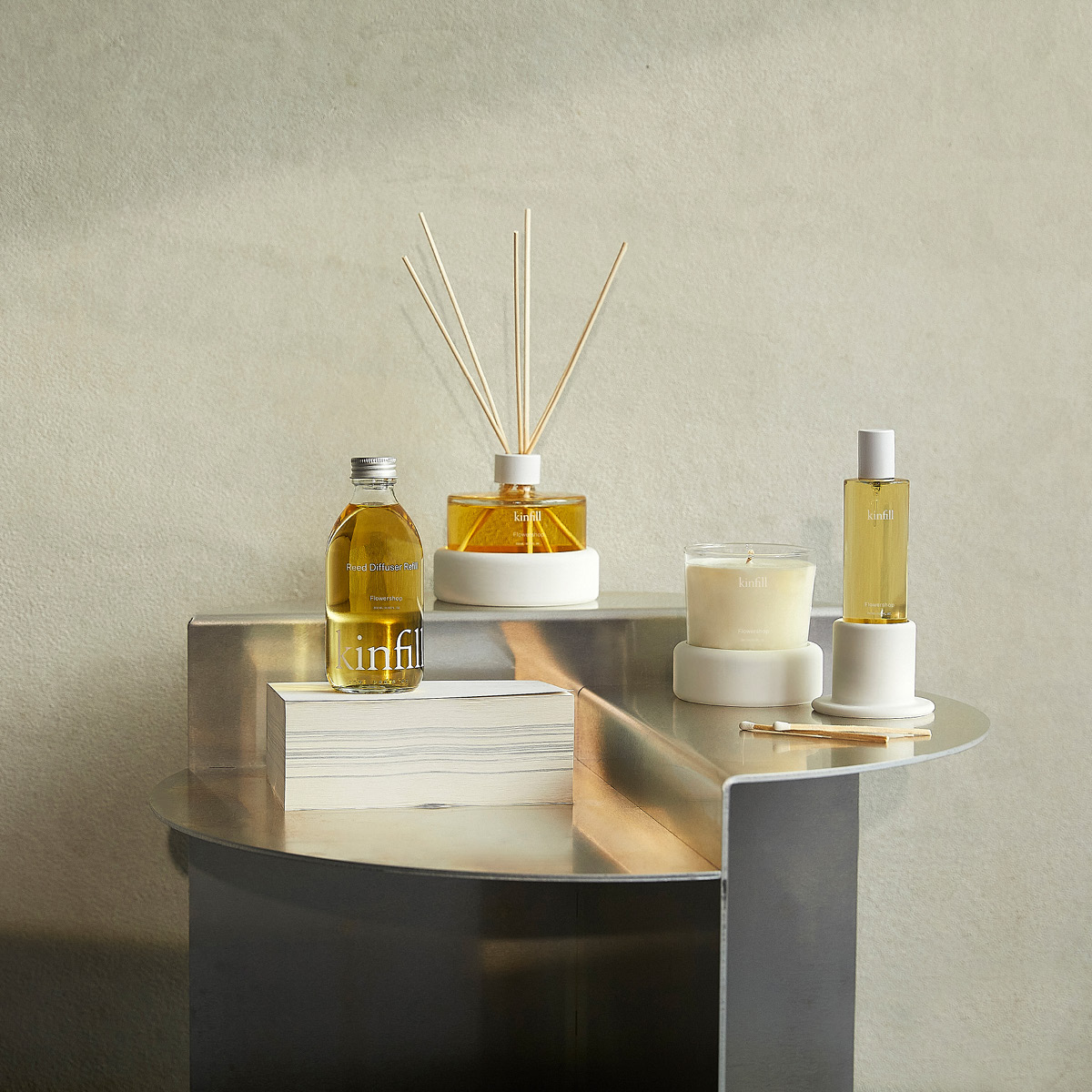 Kinfill Startkit Reed diffuser 250 ml flowershop