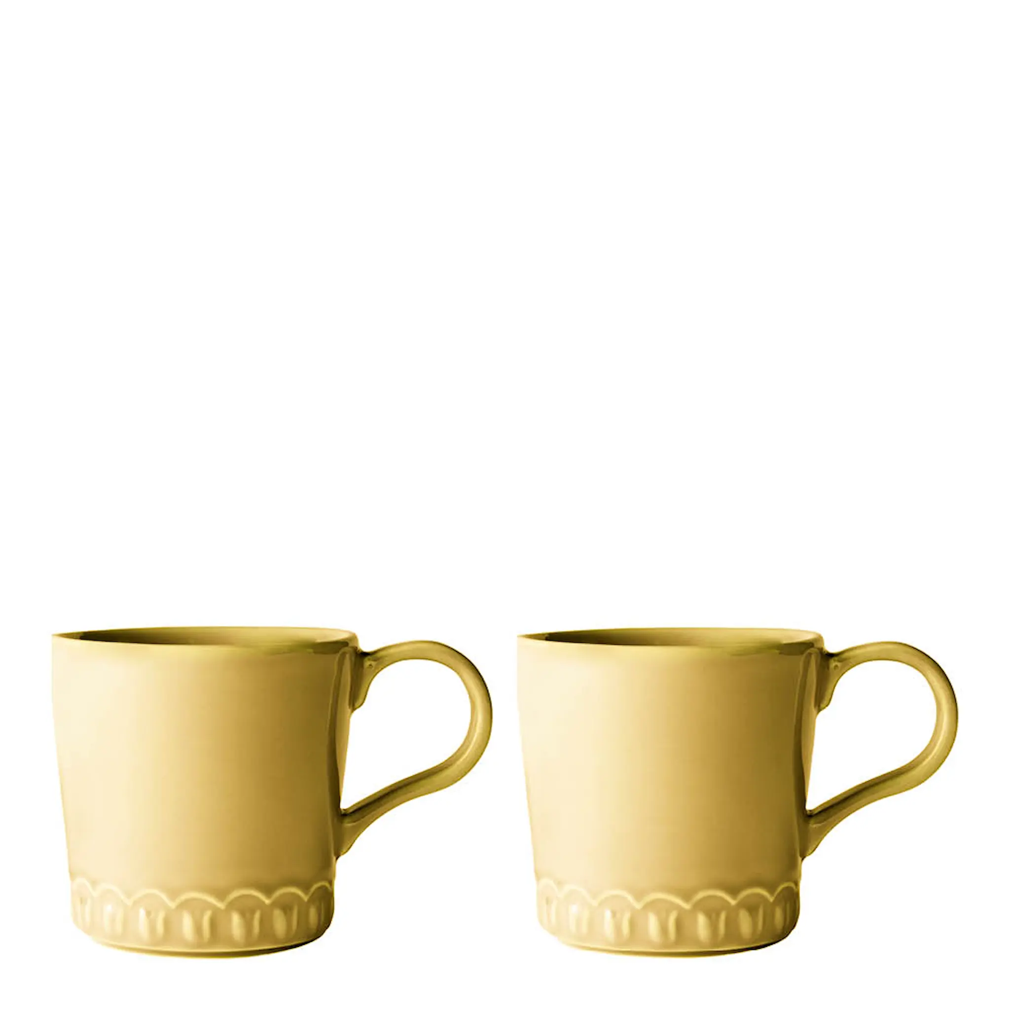 PotteryJo Tulipa mugg 35 cl 2-pack pale moon