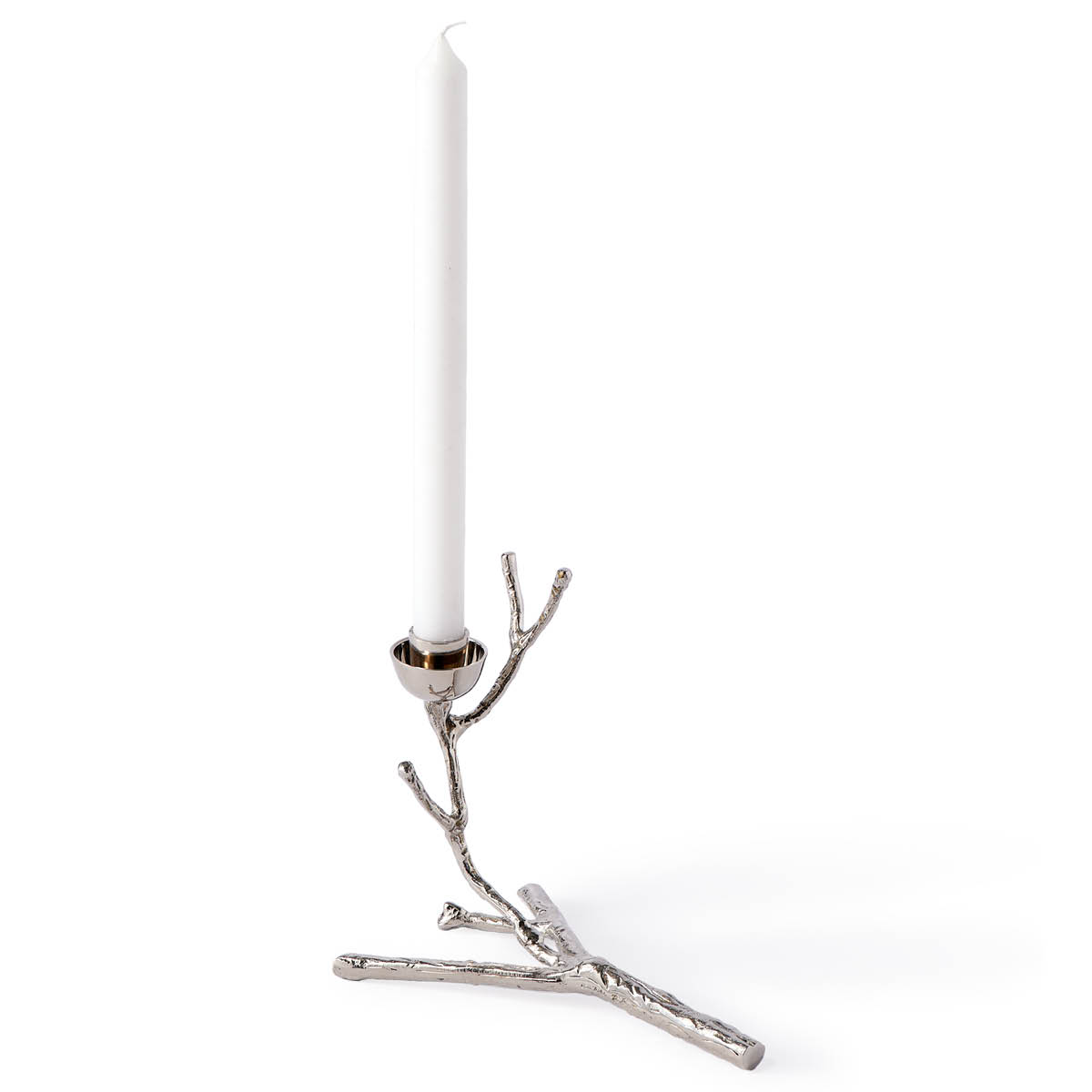 Pols Potten Twiggy kynttilänjalka XS 18 cm kulta/hopea