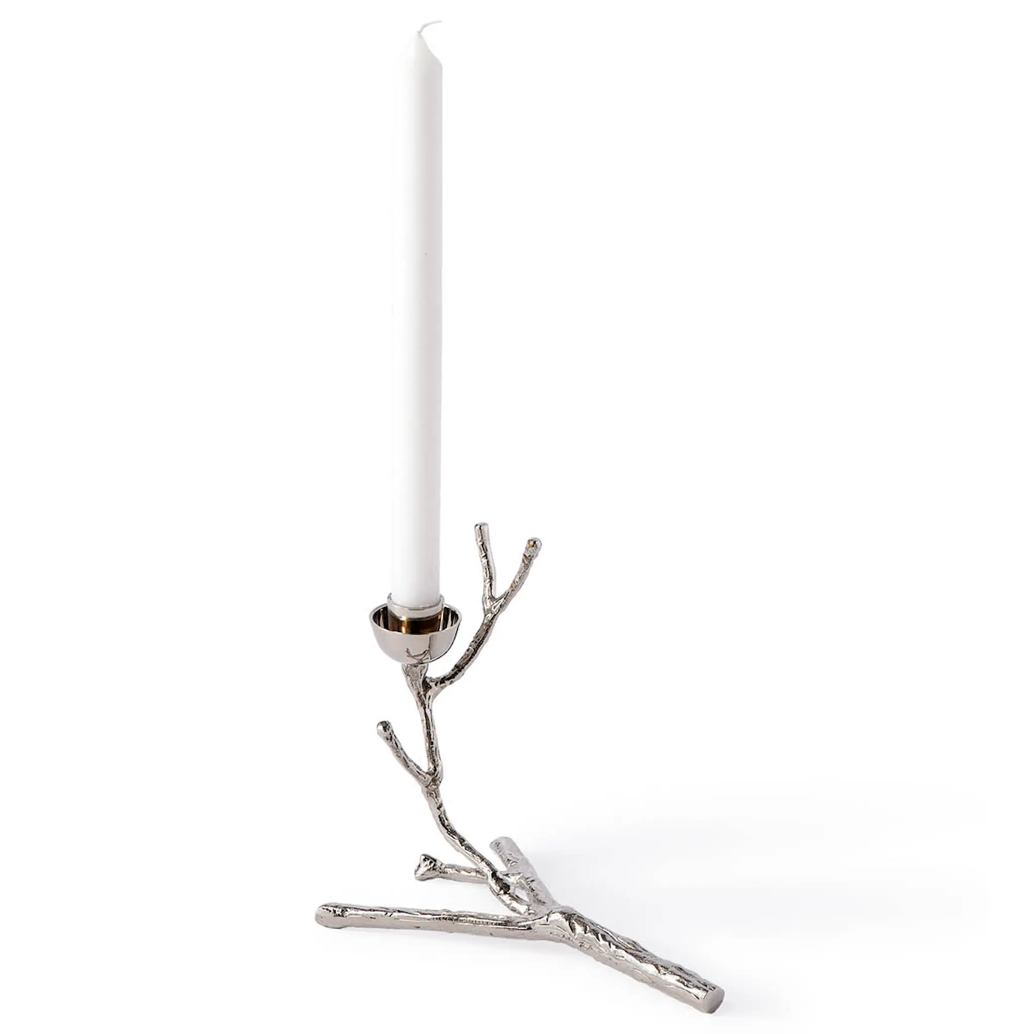 Pols Potten Twiggy kynttilänjalka XS 18 cm kulta/hopea