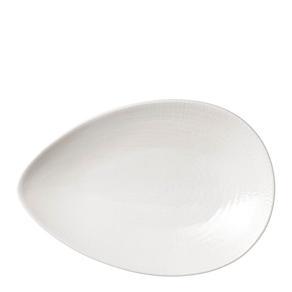 Rörstrand Blå Eld Tarjoiluastia 20x29 cm Valkoinen