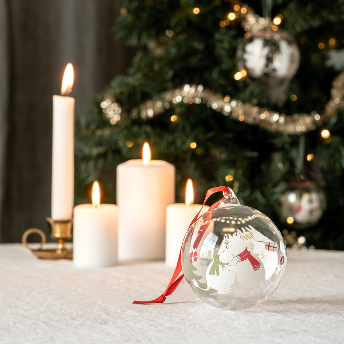 Muurla Mummi julekule 9 cm god helg