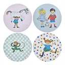 Pippi glasunderlägg 4-pack