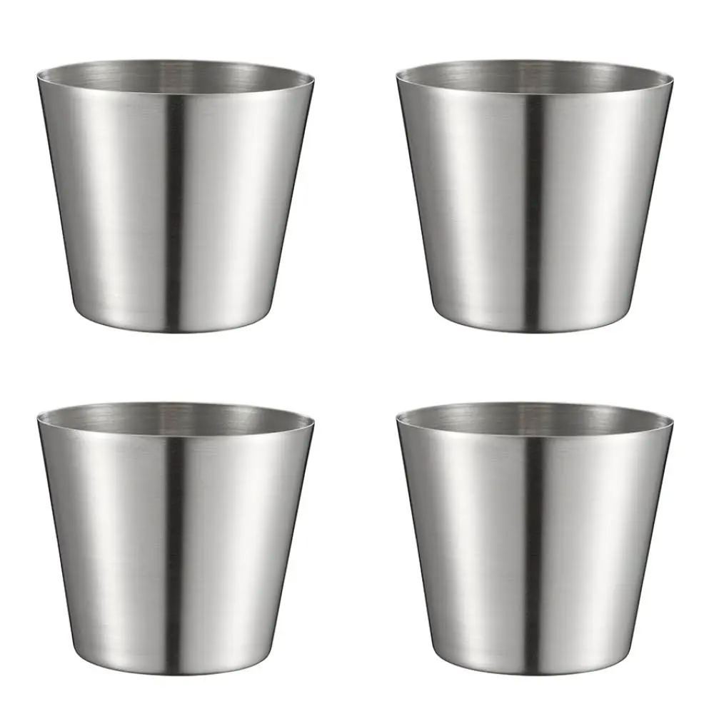 Peg pommes-/serveringskopp 9,5 cm 4 stk stål