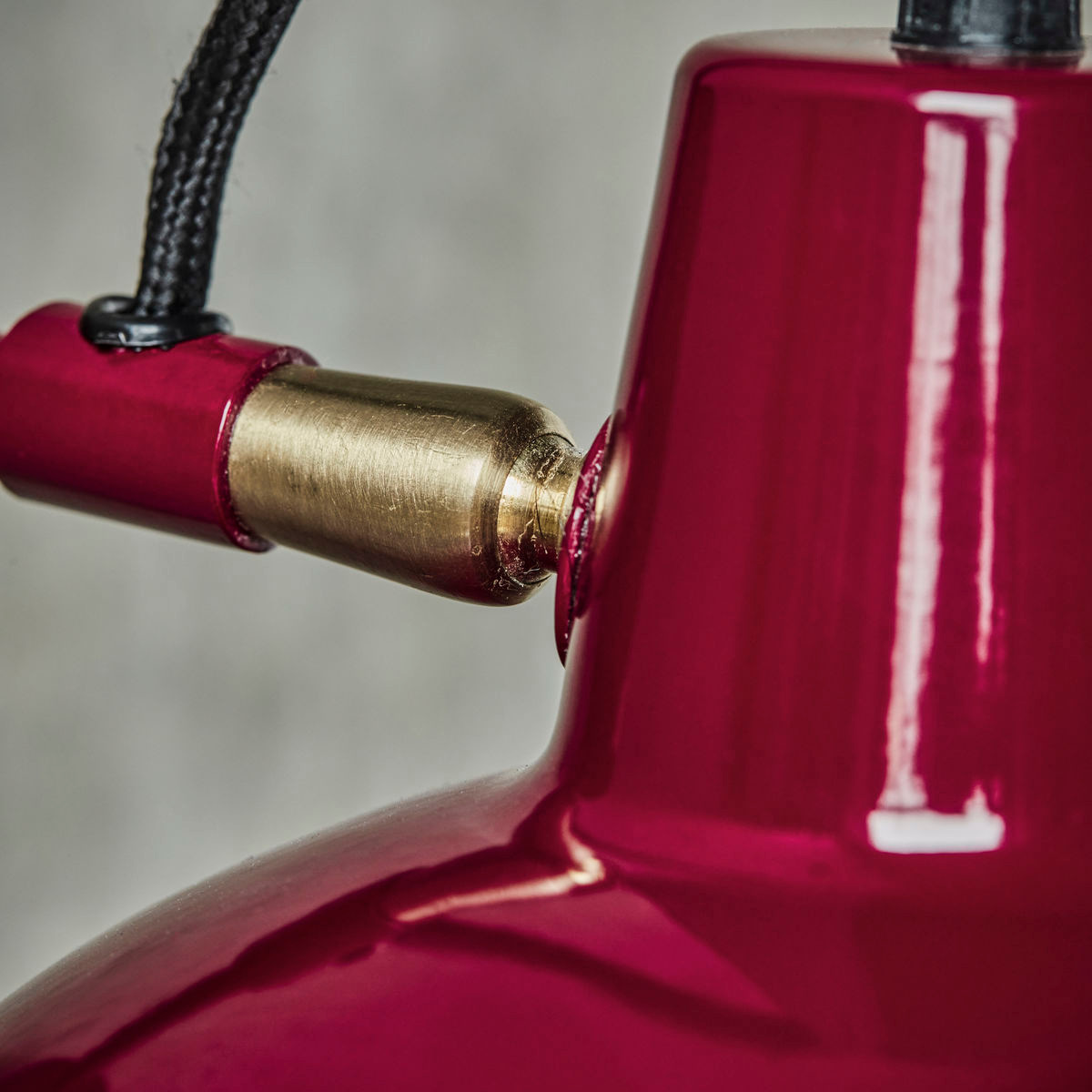 House Doctor Desk Seinävalaisin 30x18 cm Punainen