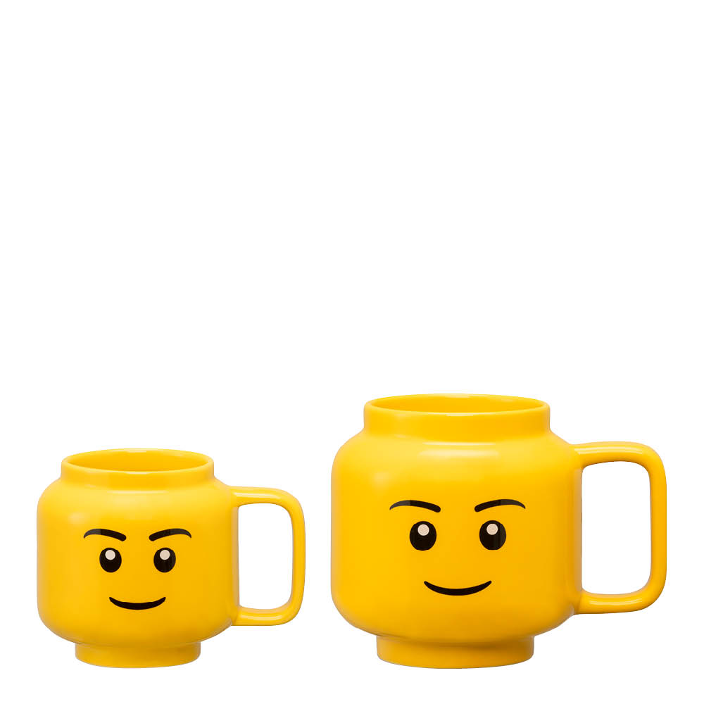Lego Mugg lego figur 25,5 cl Gul