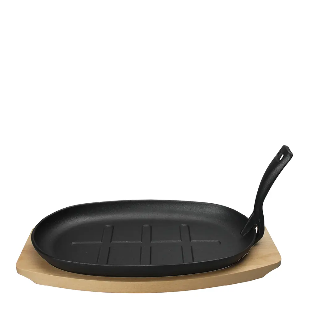 Bbq by hellstrøm Valurautapannu 19x32 cm Musta