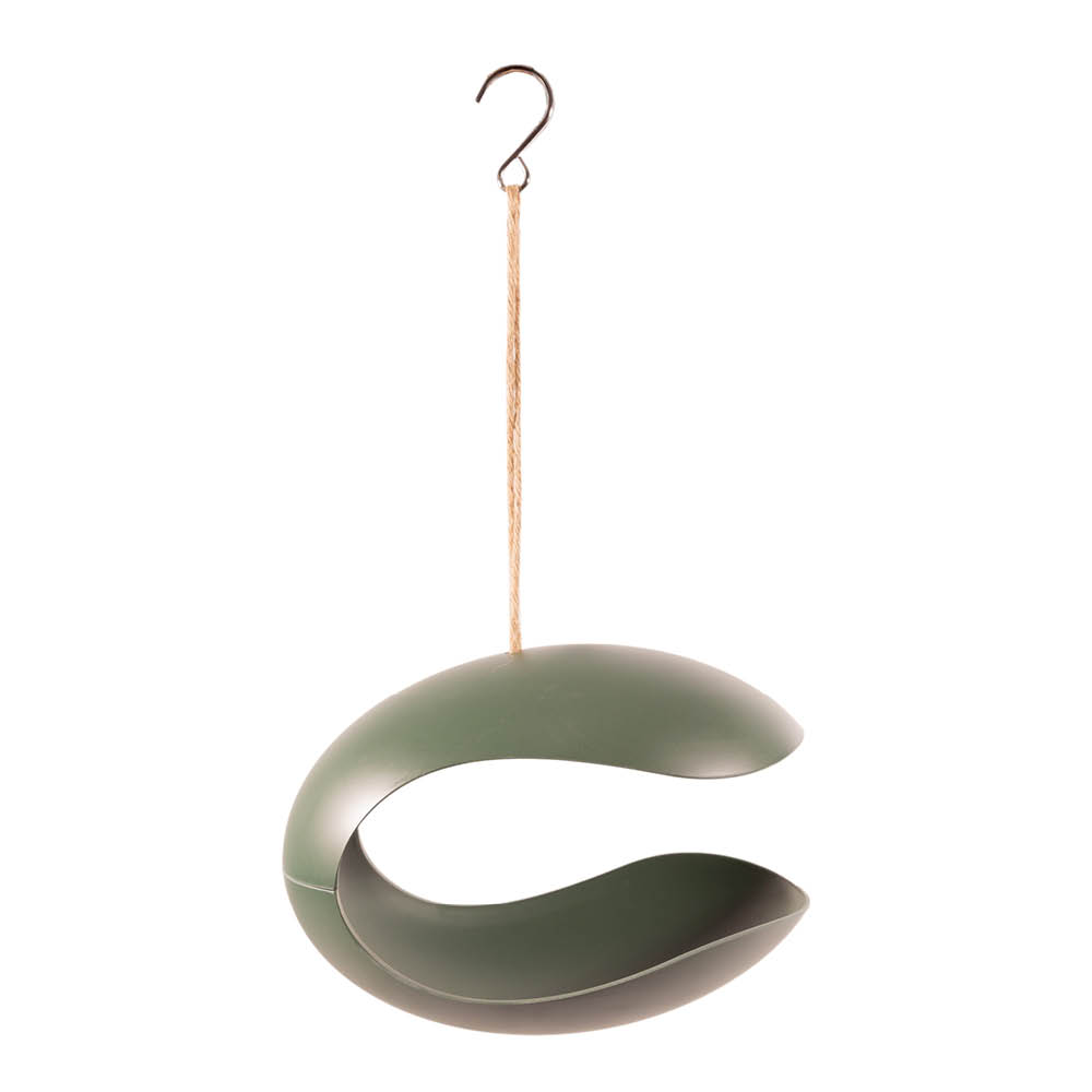 Point Virgule Fågelmatare 25 cm smaragdgrön