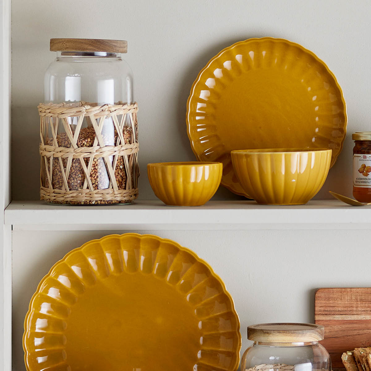 Bloomingville Latina Lautanen 20 cm Keltainen