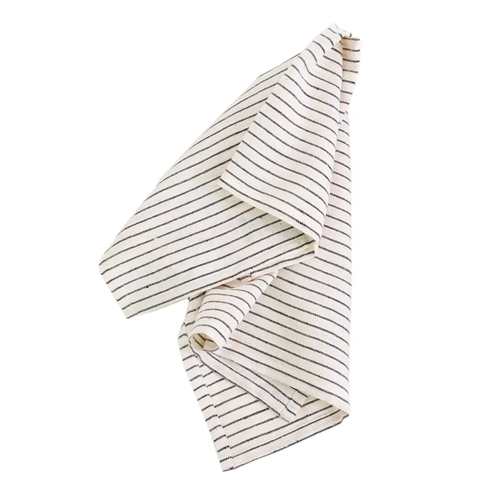 Eco Keittiöpyyhe 50x70 cm Mustat raidat