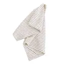 Eco Handduk 50x70 cm Eco Thinstripe Svart