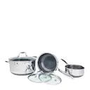Hybrid Kastrullset 6 delar Silver/Svart
