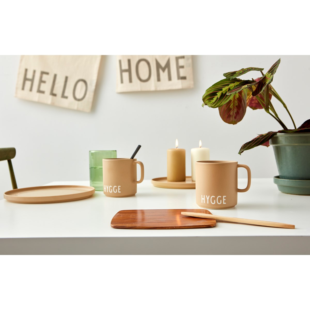 Design Letters Favourite krus Hygge 25 cl beige