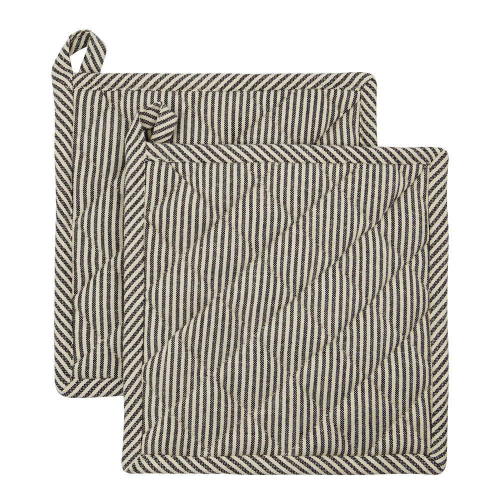 House Doctor Chef gryteklut 22,5x22,5 cm 2 stk mørkegrå