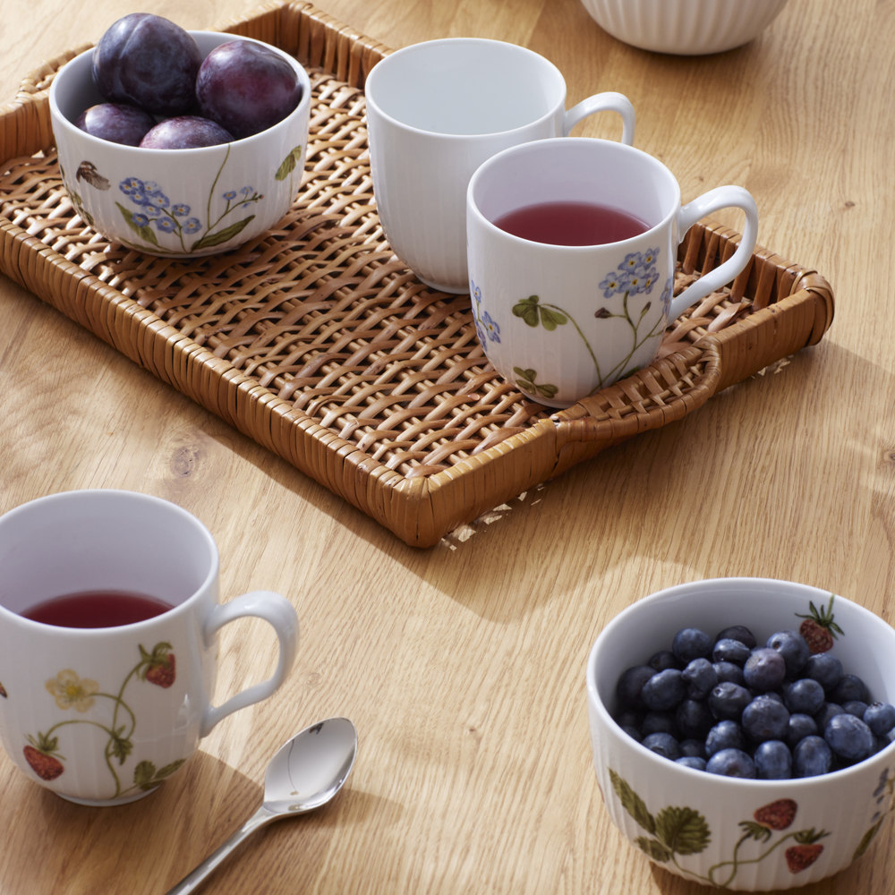 Kähler Hammershøi Summer krus 33 cl forget me not