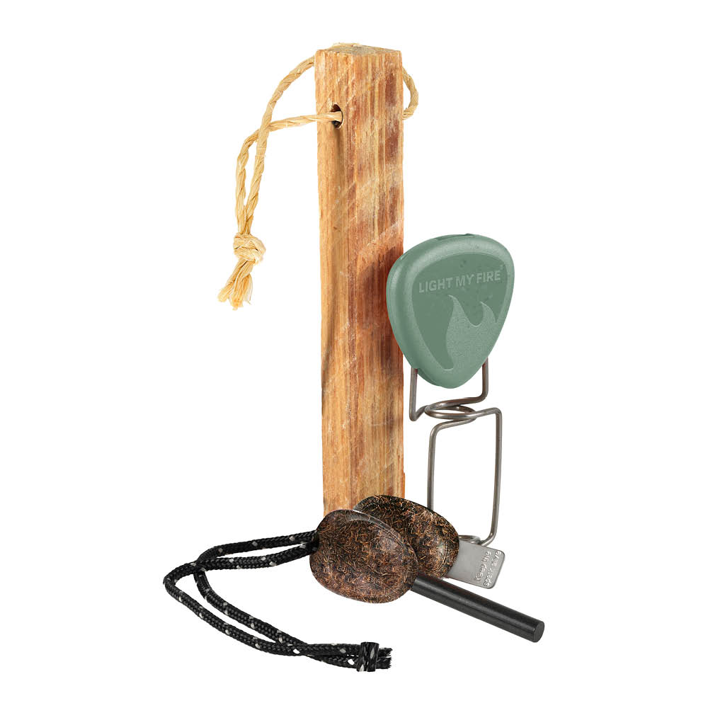 Light My Fire FireLighting Kit opptenningssett 3 deler sandygreen/cocoshell