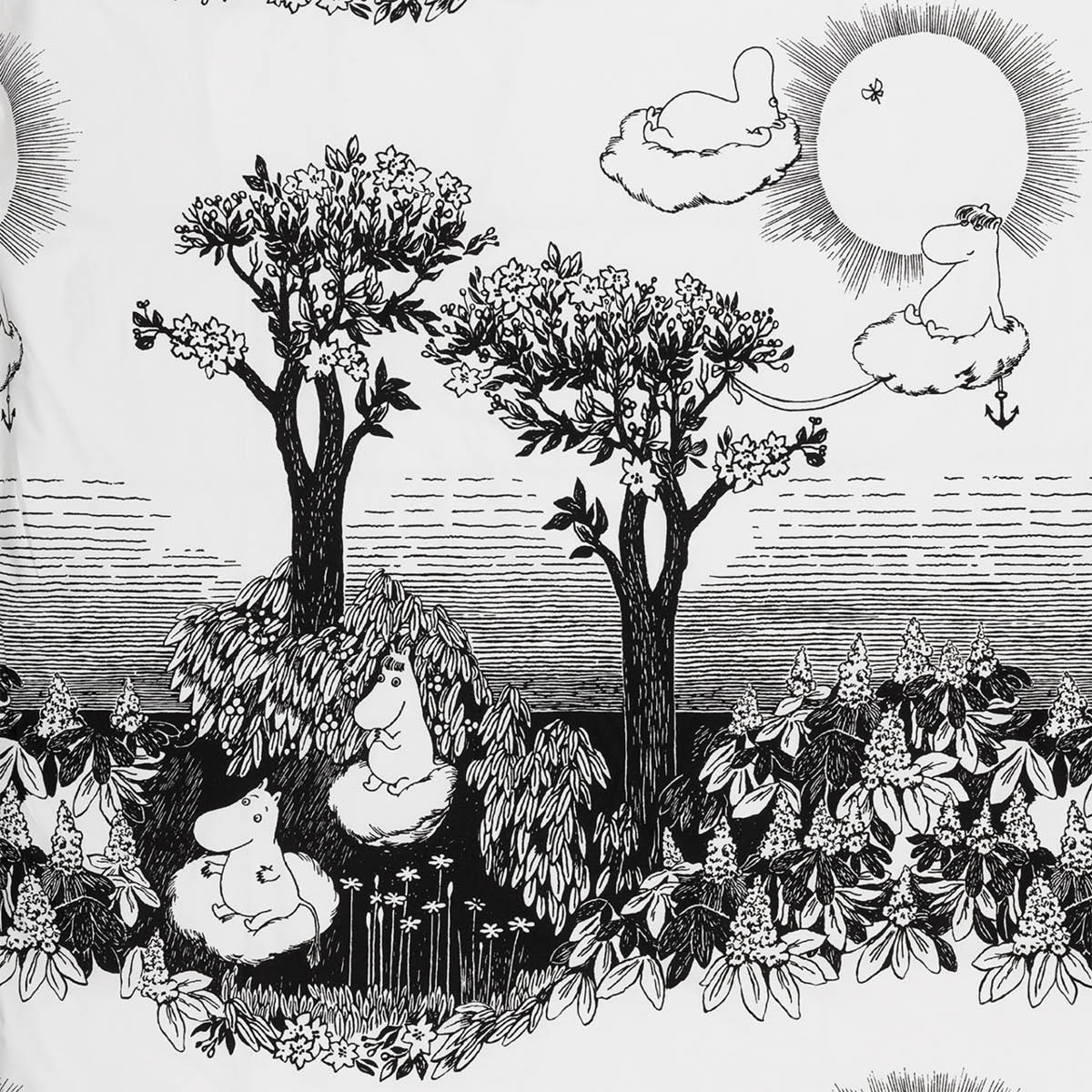 Moomin Arabia Muumi Pussilakanasetti 150x210 cm Dreaming