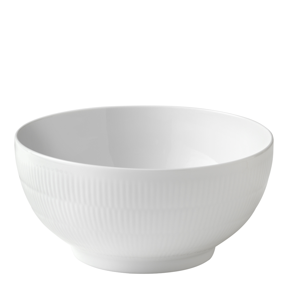 Royal Copenhagen White Fluted Kulho 24 cm 3,1 L