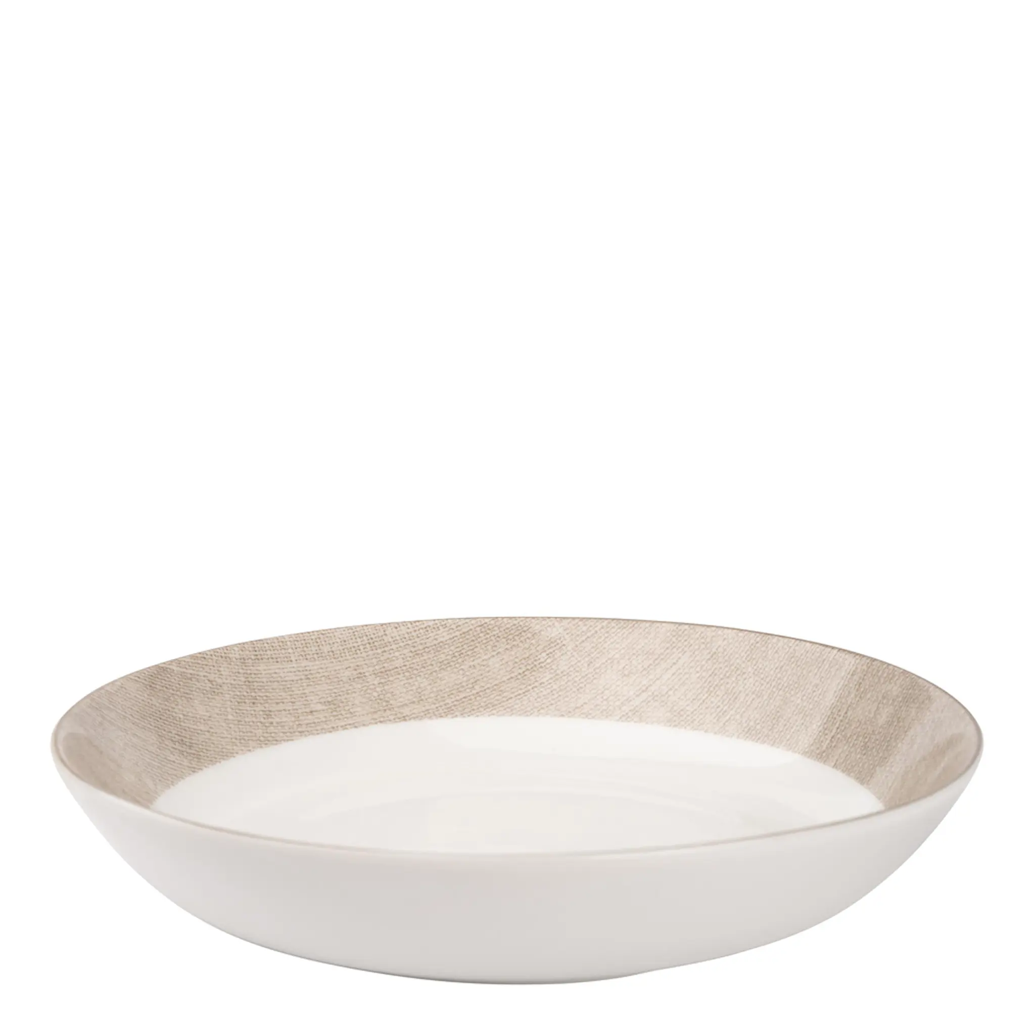 Magnor Linen Djup tallrik 20 cm Beige