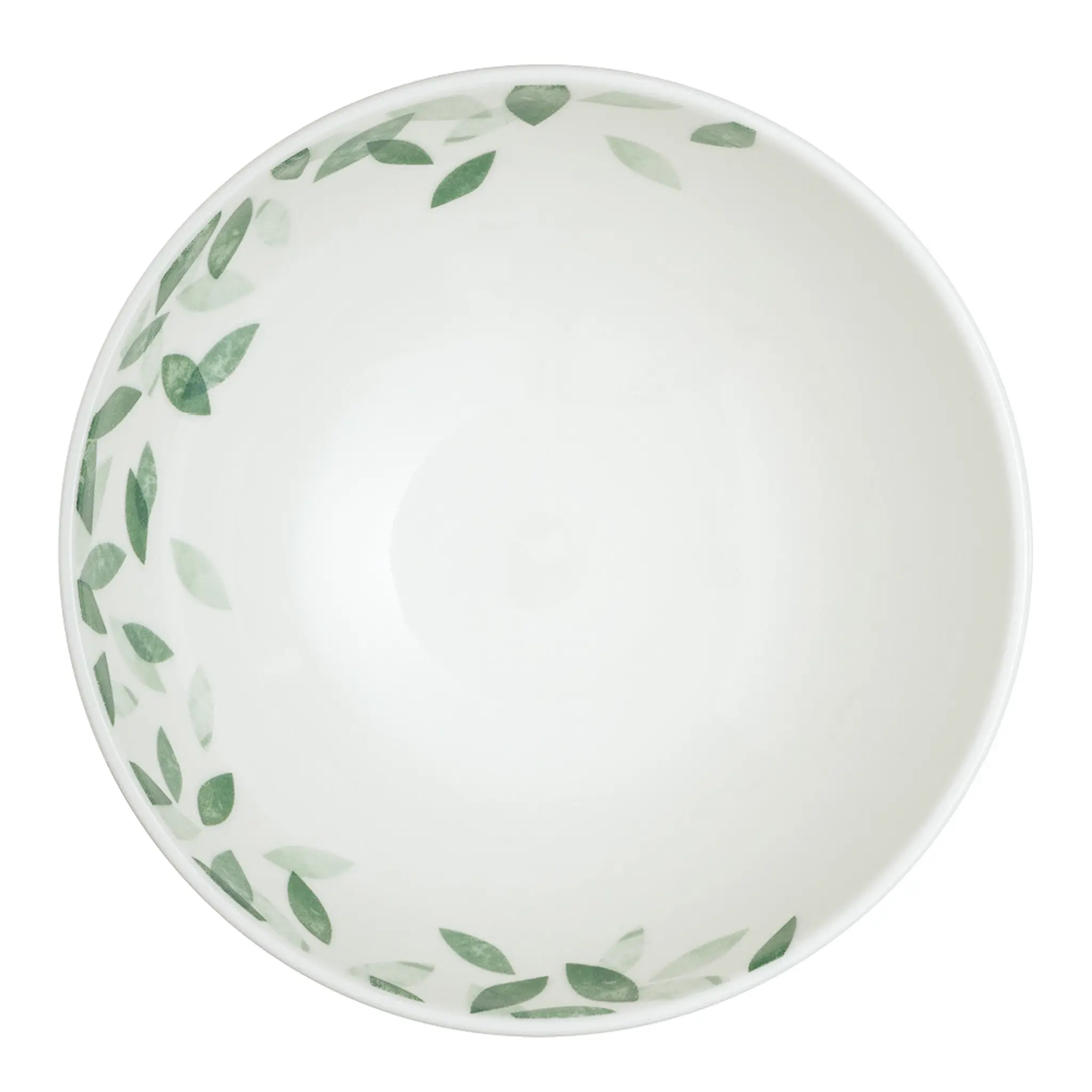 Denby Greenhouse skål 14 cm vit/grön