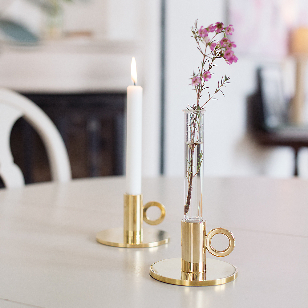 Klong Vesper lysestake messing