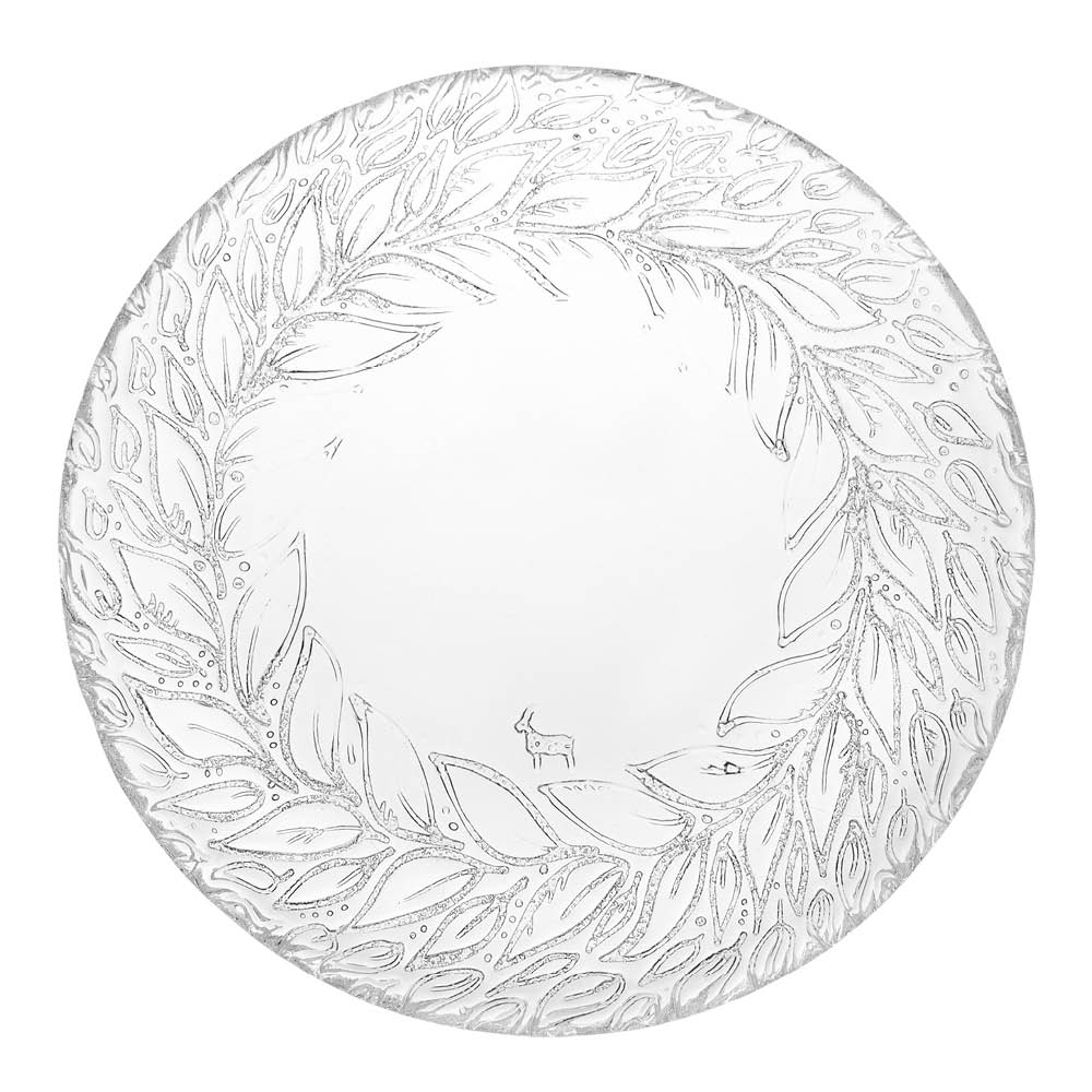 Magnor Goat tallrik i glas 24 cm klar