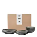 Nordic Rain servis middagsset 12 delar grå