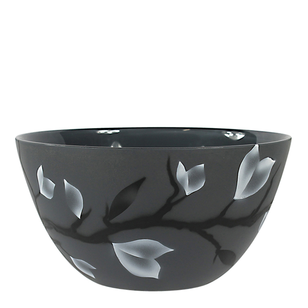 Nybro Crystal Nippon Kulho 24 cm Grå