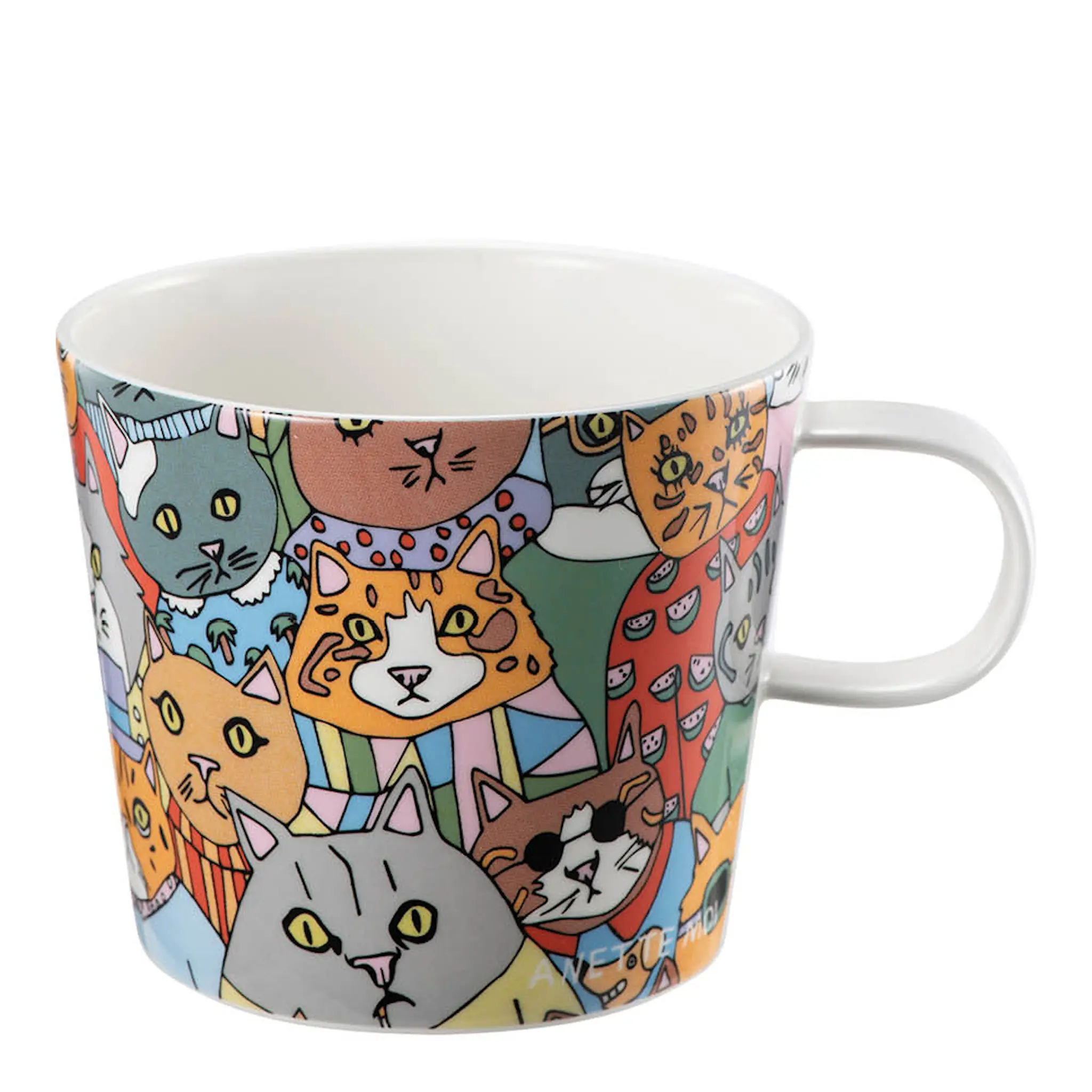 Modern House Anette Moi mugg 27 cl katt multi