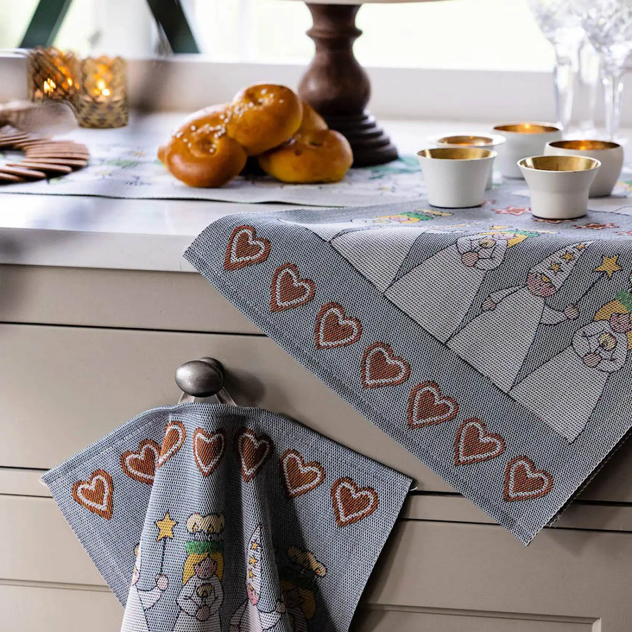 Ekelund Luciamorgen håndkle 35x50 cm