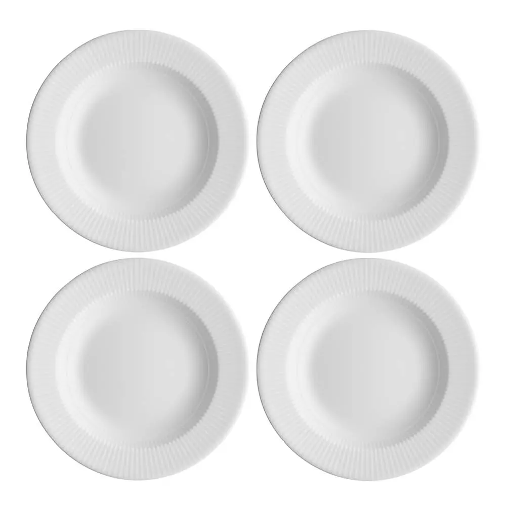 Legio Nova Syvä Lautanen 22 cm 4 kpl Valkoinen