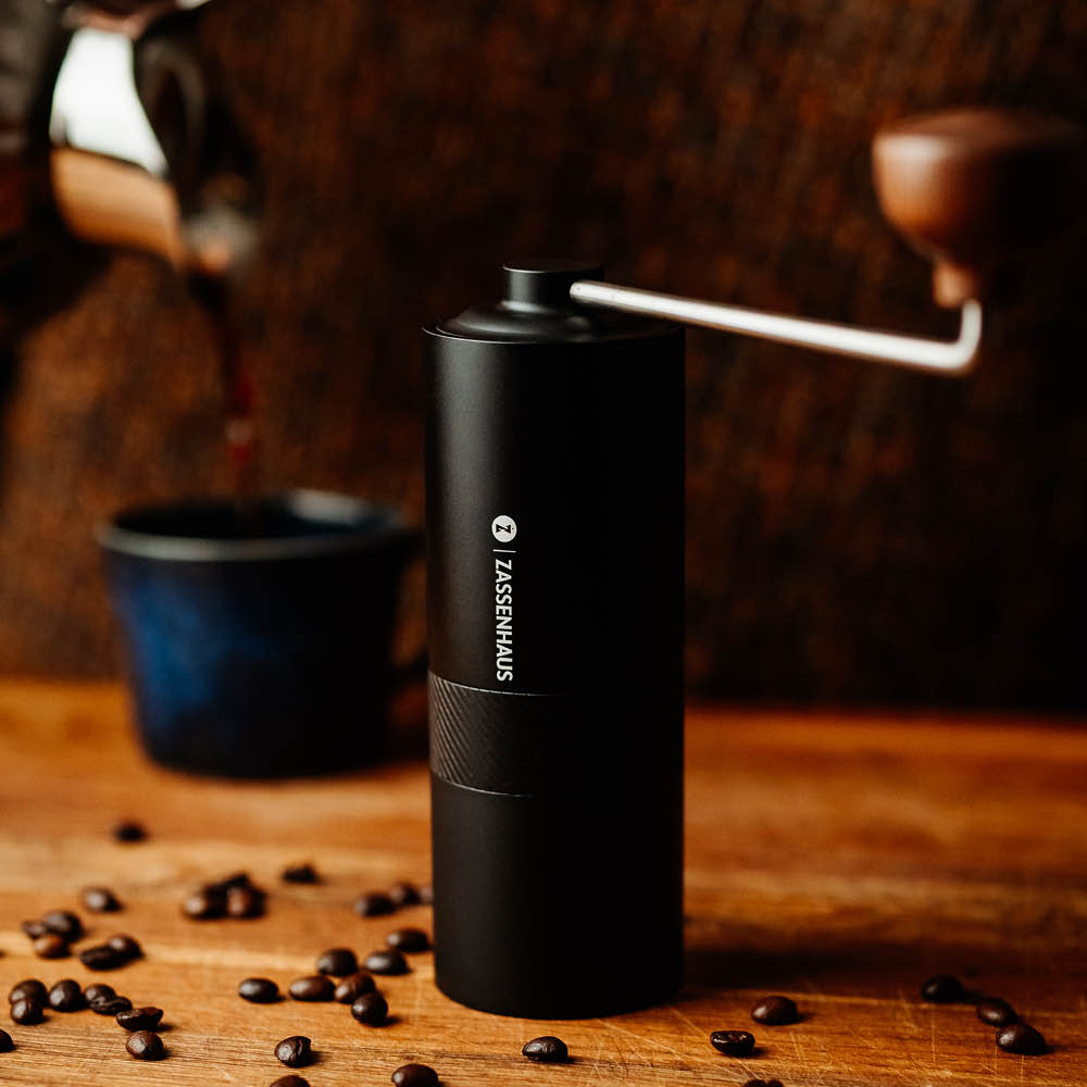 Zassenhaus Expert 48S Kahvimylly 18,5 cm Musta