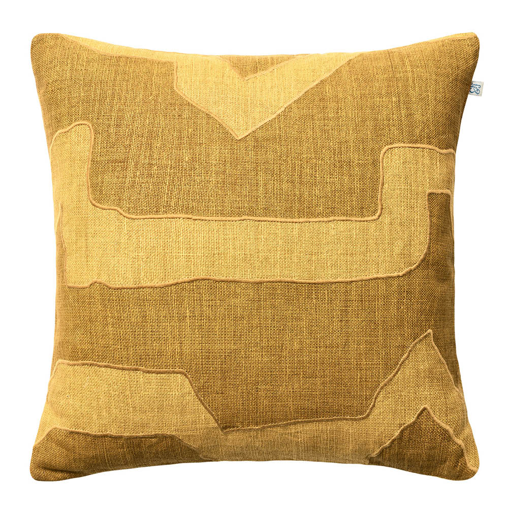 Chhatwal & Jonsson Sikkim putetrekk lin 50x50 cm Spicy Yellow/Masala Yellow
