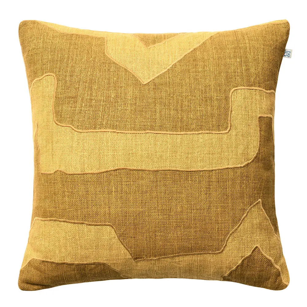 Sikkim putetrekk lin 50x50 cm Spicy Yellow/Masala Yellow