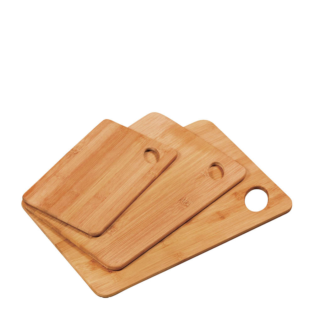 Kesper Leikkuulauta 24x35x2,4 cm 3 kpl bambu